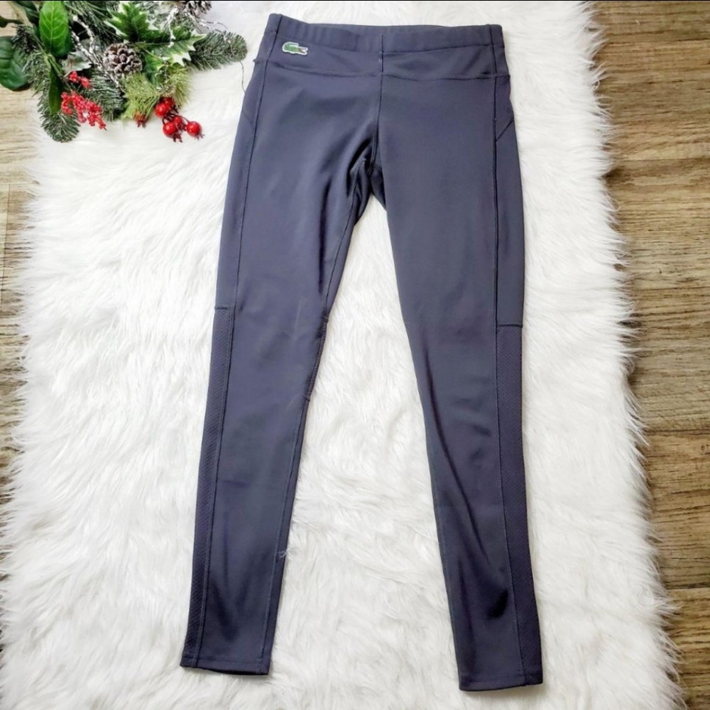 Lacoste Sport Gray Leggings/Track Pants